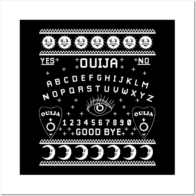 Ouija Ugly Sweater Wall Art by absolemstudio